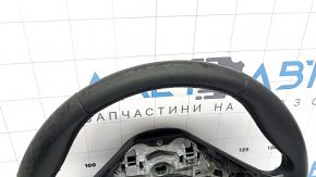 Руль голый BMW X2 F39 18-23 кожа черная с подогревом, потертый, под химчистку