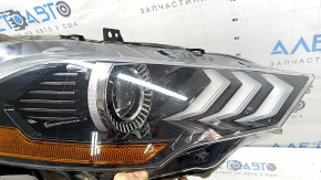 Фара передняя правая в сборе Ford Mustang mk6 18-23 LED, под полировку, царапины