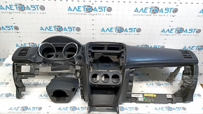 Торпедо передняя панель без AIRBAG Mitsubishi Outlander Sport ASX 14-15 черная, царапины, без накладки панели
