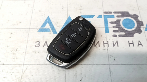 Ключ Hyundai Sonata 15-17 4 кнопки, сколы