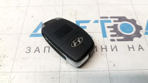 Ключ Hyundai Sonata 15-17 4 кнопки, сколы