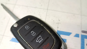 Ключ Hyundai Sonata 15-17 4 кнопки, сколы