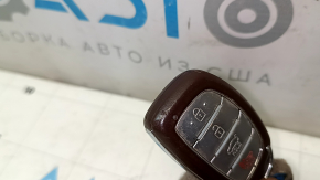Ключ Hyundai Sonata 15-17 smart 4 кнопки, коричневый, трещина, сколы