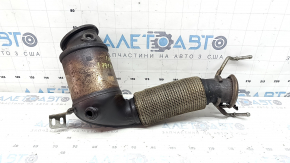 Țeava de eșapament cu convertorul catalitic BMW X2 F39 18-23 B46 are o flanșă crăpată