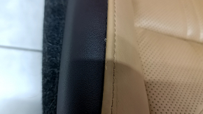 Водительское сидение Lexus ES 19-22 с airbag, электро, подогрев, вентиляция, память, кожа коричневая со светлоко-ричневой, примято, царапины, под чистку