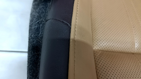 Водительское сидение Lexus ES 19-22 с airbag, электро, подогрев, вентиляция, память, кожа коричневая со светлоко-ричневой, примято, царапины, под чистку