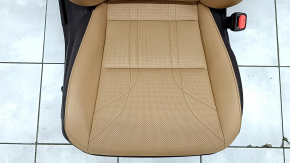 Пассажирское сидение Lexus ES 19-22 с airbag, электро, подогрев, вентиляция, кожа коричневая со светло-коричневой