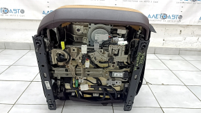 Пассажирское сидение Lexus ES 19-22 с airbag, электро, подогрев, вентиляция, кожа коричневая со светло-коричневой