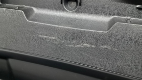 Обшивка двери багажника нижняя BMW X1 F48 16-22 черная, с заглушками, царапины