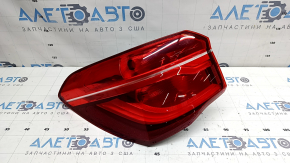 Фонарь внешний крыло левый BMW X1 F48 16-19 LED, царапины, трещины под стеклом