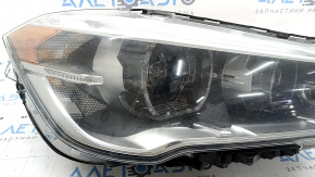 Фара передняя правая в сборе BMW X1 F48 16-19 LED, под полировку