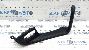 Ornament consolă centrală sub joystick BMW X1 F48 16-22 piele neagră, zgârieturi