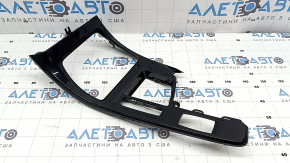 Ornament consolă centrală BMW X1 F48 16-19, negru lucios, uzat