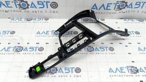 Ornament consolă centrală BMW X1 F48 16-19, negru lucios, uzat