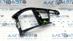 Ornament consolă centrală BMW X1 F48 16-19, negru lucios, uzat