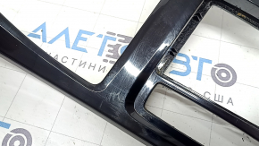 Ornament consolă centrală BMW X1 F48 16-19, negru lucios, uzat