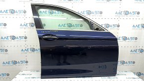 Дверь в сборе передняя правая BMW 5 F10 11-16 keyless, ручка с хром, синий A89