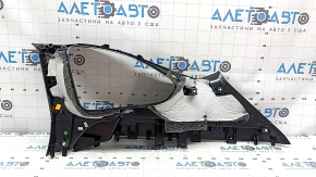 Накладка задней форточки левая BMW X1 F48 16-22 черная, царапины