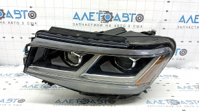 Фара передняя левая VW Atlas 21-23 LED, в сборе с хромом и блоком, под полировку