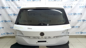 Дверь багажника голая со стеклом VW Atlas 21-23 белый LC9A, в клее