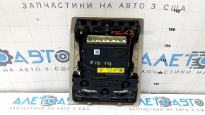 Плафон освещения передний в сборе BMW 5 F10 11-16 под люк Base, с кнопкой SOS, бежевый oyster