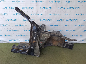 Sfert dreapta față al unui Audi A5 F5 18-25 5D, tăiat cu aur, negru, fund