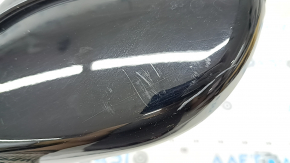 Зеркало боковое правое в сборе BMW 5 F10 14-16 5 пинов, поворотник, подогрев, синее, царапины