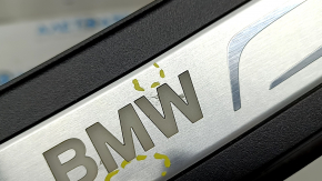 Накладка порога внешняя задняя правая BMW 5 F10 11-16 подсветка, тычки коррозия