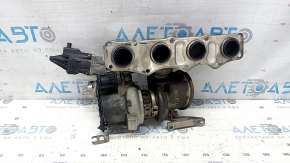Турбина в сборе с коллектором BMW 5 F10 14-16 2.0T, 61к, оплавлена