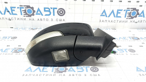 Зеркало боковое правое в сборе Ford C-max MK2 17-18 10 пинов, BSM, поворотник, подсветка, подогрев, черное