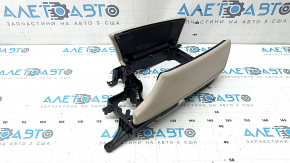 Подлокотник BMW 5 F10 11-16 кожа Nappa Elfenbein Weiss, царапины, под чистку