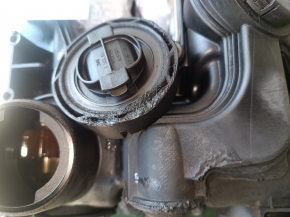 Двигатель BMW 5 F10 12-16 N20B20A, 61к, 11-11-11-11 без охладителя, помпы и корпуса масляного фильтра, оплавлена клапаная крышка и датчики