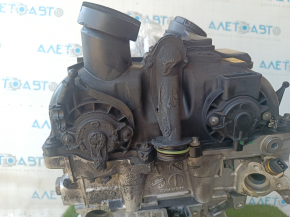 Двигатель BMW 5 F10 12-16 N20B20A, 61к, 11-11-11-11 без охладителя, помпы и корпуса масляного фильтра, оплавлена клапаная крышка и датчики