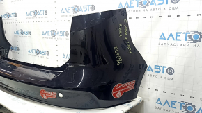 Бампер задний голый Ford C-max MK2 13-18 под парктроники, черный, примят