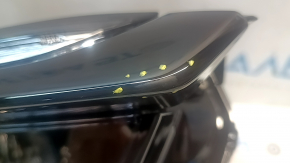 Фара передняя правая в сборе Honda CRV 23-26 LED с черным глянцевым молдингом, потертый молдинг
