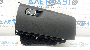 Перчаточный ящик, бардачок в сборе BMW 3 F30 12-18 черный, хром на ручке, трещина в креплении