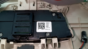 Плафон освещения передний в сборе Ford C-max MK2 13-18 под панораму, серый, надломаны крепления, царапины