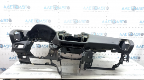 Bord față cu AIRBAG Ford C-max MK2 13-18 pentru monitor mare, negru, zgârieturi