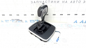 Maner schimbător de viteze cu capac Ford C-max MK2 15-18 piele neagră