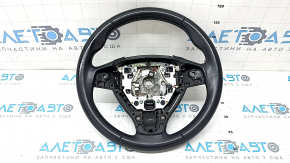 Volan gol BMW 5 F10 11-16 piele neagră Sport sub padele, zgârieturi, piele julită