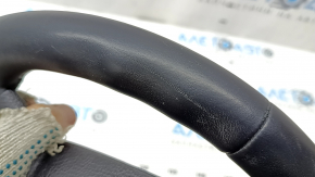 Volan gol BMW 5 F10 11-16 piele neagră Sport sub padele, zgârieturi, piele julită