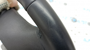 Volan gol BMW 5 F10 11-16 piele neagră Sport sub padele, zgârieturi, piele julită