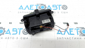 Scrumieră consolă față BMW 5 F10 11-16 cu ornamente din lemn, cu iluminare din spate, zgârieturi, ornamente sparte