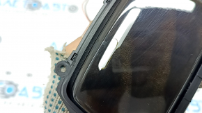 Scrumieră consolă față BMW 5 F10 11-16 cu ornamente din lemn, cu iluminare din spate, zgârieturi, ornamente sparte