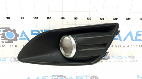 Обрамление ПТФ переднее левое Ford C-max MK2 13-18 usa с хром кольцом, царапины