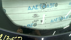 Дверь багажника голая со стеклом Ford C-max MK2 13-18 черный G1, с стоп сигналом, тычки