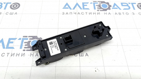 Comandă ridicare geam stânga față Ford C-max MK2 13-18 neagră cu crom, 4 butoane automate, suporturi butoane rupte