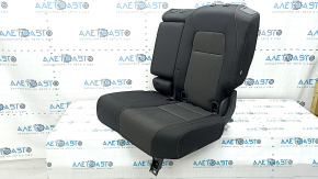 Rândul 2 de scaune din spate, stânga, Honda CRV 23-26, fără airbag, material textil negru cu cusături portocalii, Sport, încrețite