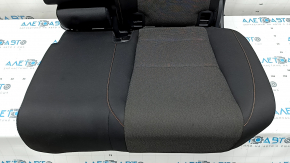Rândul 2 de scaune din spate, stânga, Honda CRV 23-26, fără airbag, material textil negru cu cusături portocalii, Sport, încrețite