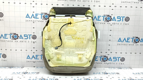 Обшивка подушки водительского сиденья Ford C-max MK2 13-18 кожа серая, с подогревом, замята, под химчистку